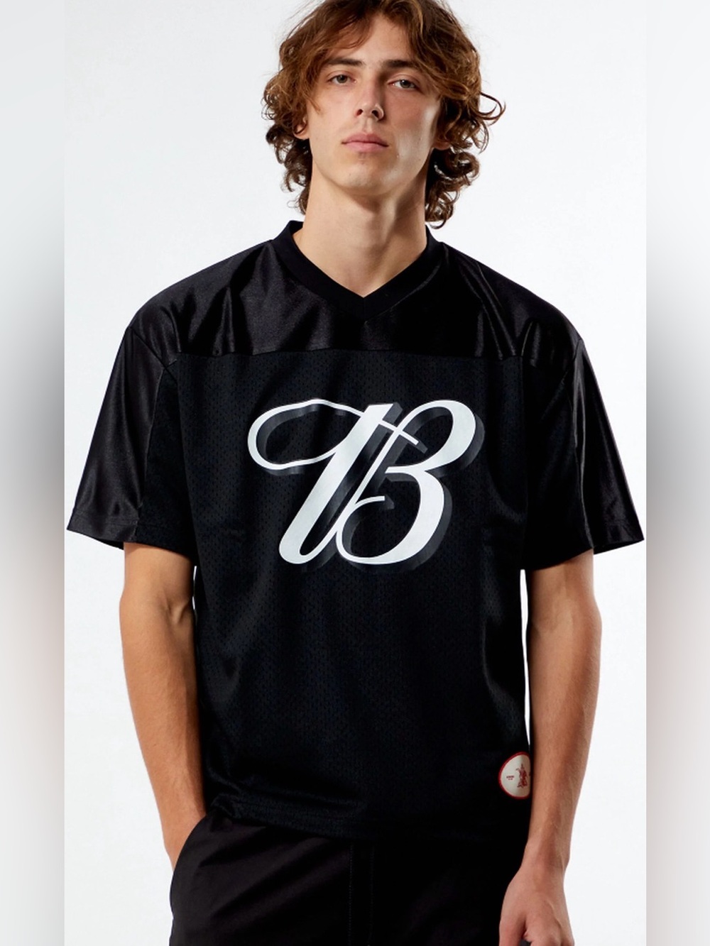 Budweiser By PacSun Logo Mesh Jersey T-Shirt - Size S